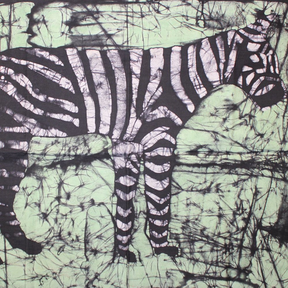African Batik Zebra